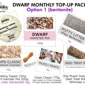 Monthly Top-Up Pack - Dwarf Hamster