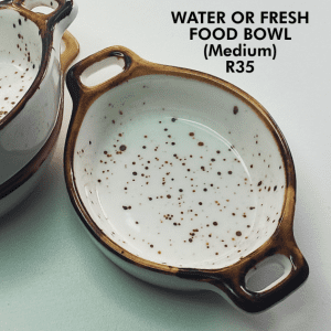 Water or Fresh Food Bowls