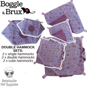 Double Hammock Sets (rat cages)