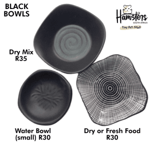 Food Bowls - black/pattern(medium)